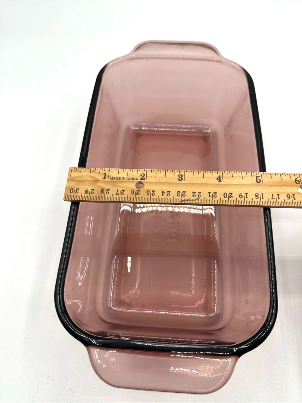 Pyrex Cranberry Loaf Pan #213-R - Picture 7 of 11